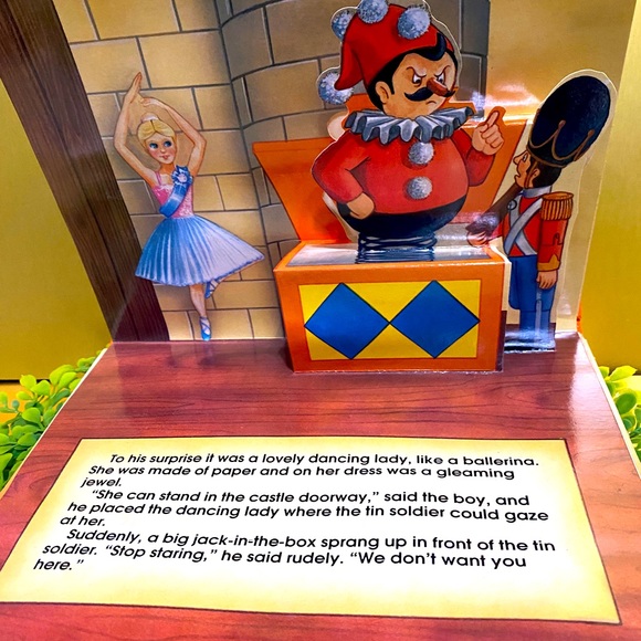 VINTAGE 90s THE LITTLE TIN SOLDIER POP UP STORYBOOK GRANDREAMS LIMITED LONDON - Picture 5 of 14